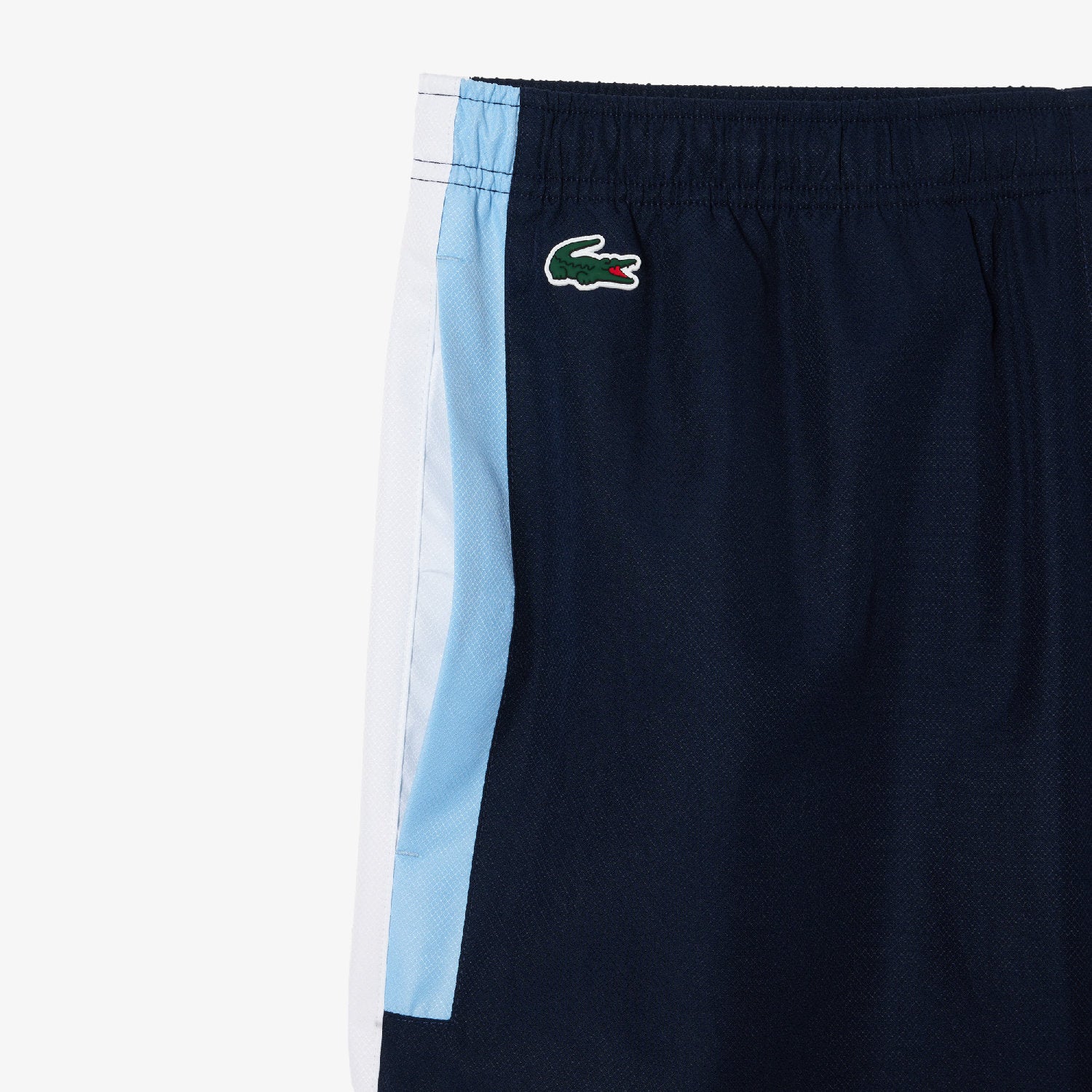 Elastic waist sweatpants - Navy & White