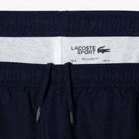 Elastic waist sweatpants - Navy & White