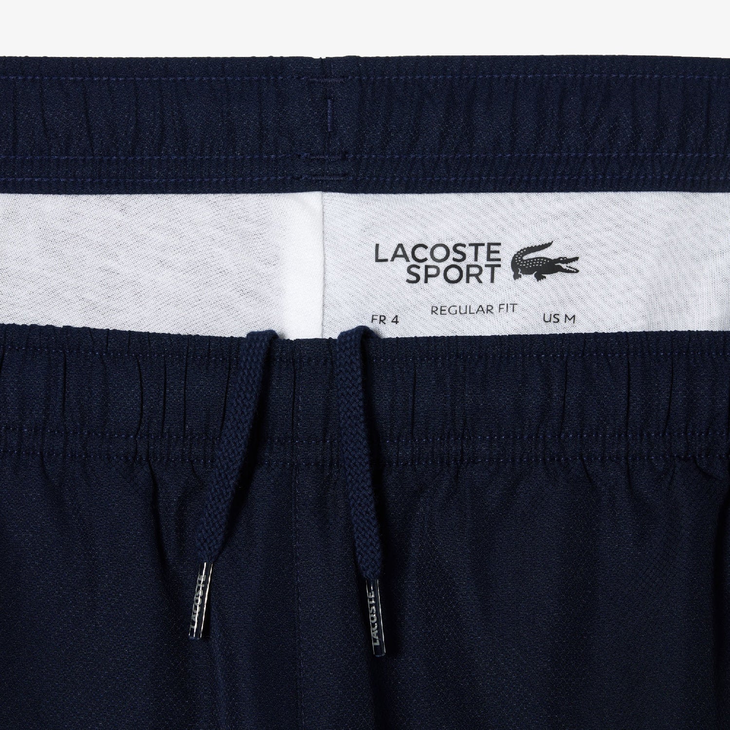 Elastic waist sweatpants - Navy & White