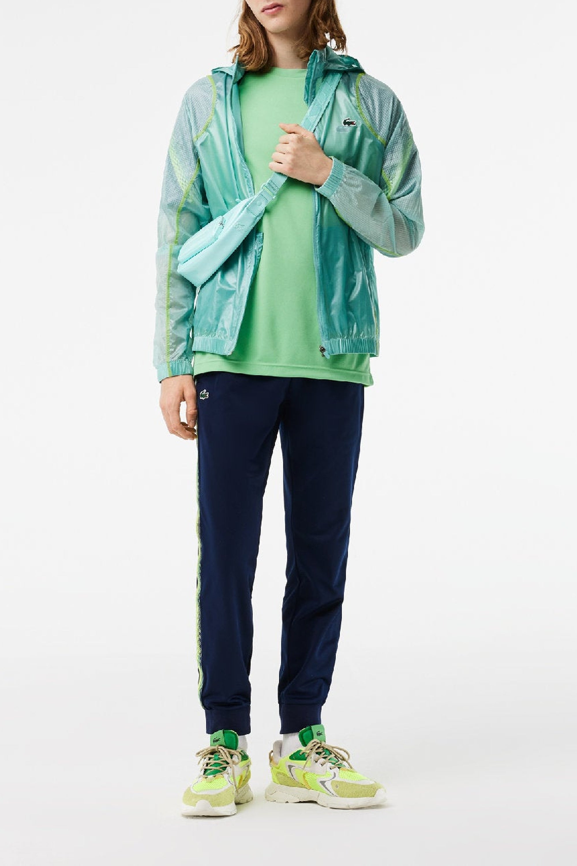 Tennis pique sweatpants - Navy