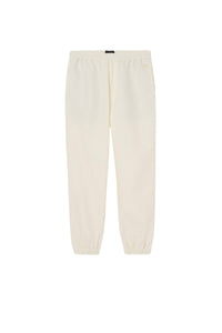 Oversized twill sweatpants - Powder