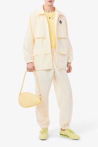 Oversized twill sweatpants - Powder
