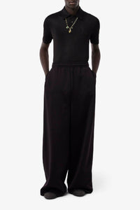 Oversized satin sweatpants - Buffalo