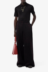 Oversized satin sweatpants - Buffalo