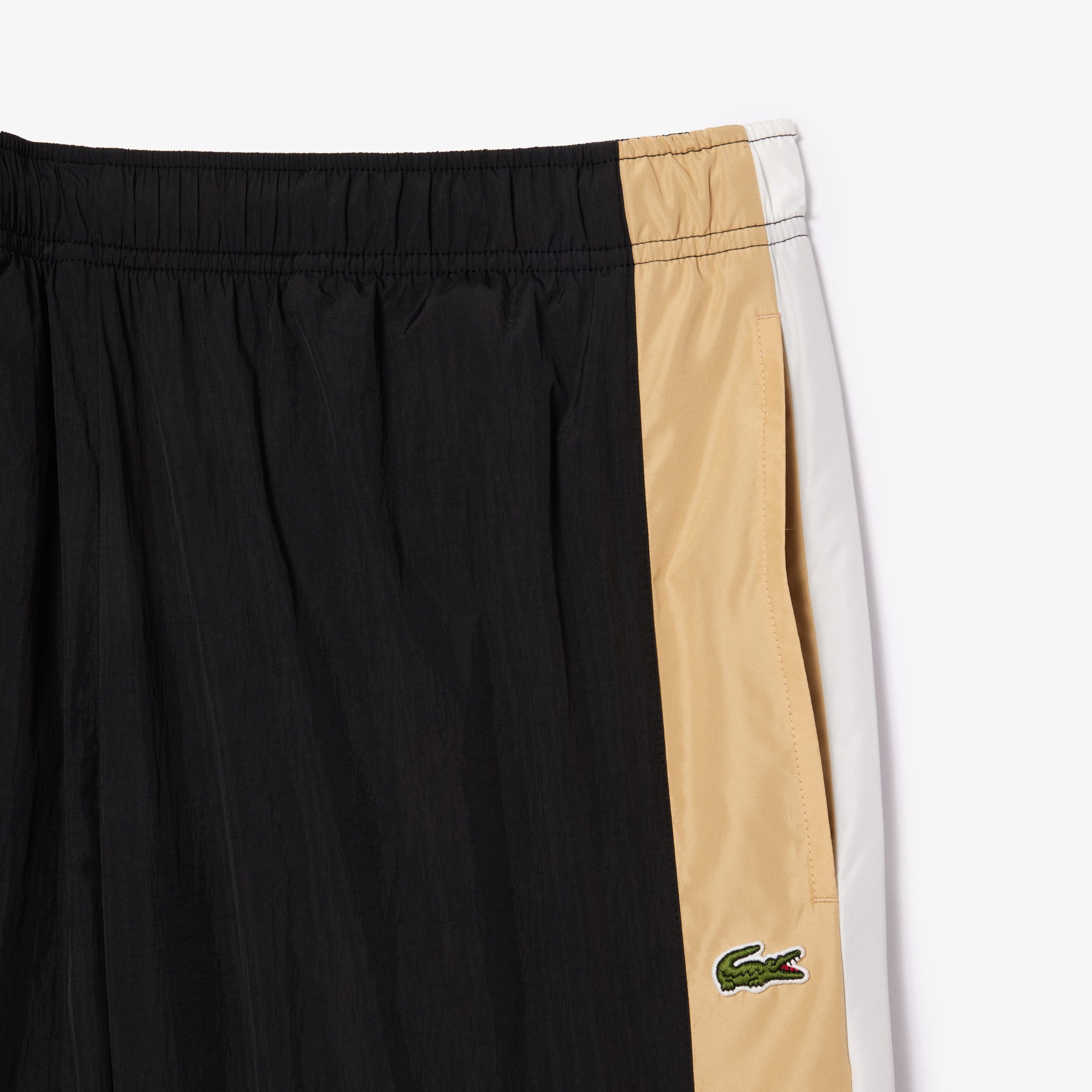 Pantalon de survêtement - Noir & Croissant-Farine