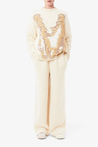 ZDOUBLON_Buckle Knit Lounge Pants - Flour