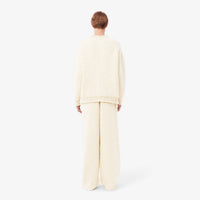 Pantalon décontracté en maille bouclette - Farine