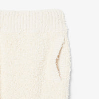 Pantalon décontracté en maille bouclette - Farine
