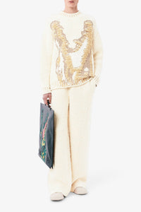 ZDOUBLON_Buckle Knit Lounge Pants - Flour