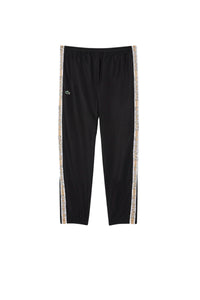 Tennis sweatpants with designer stripes - Black