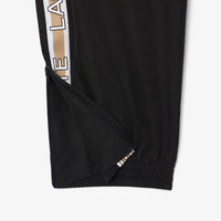 Tennis sweatpants with designer stripes - Black