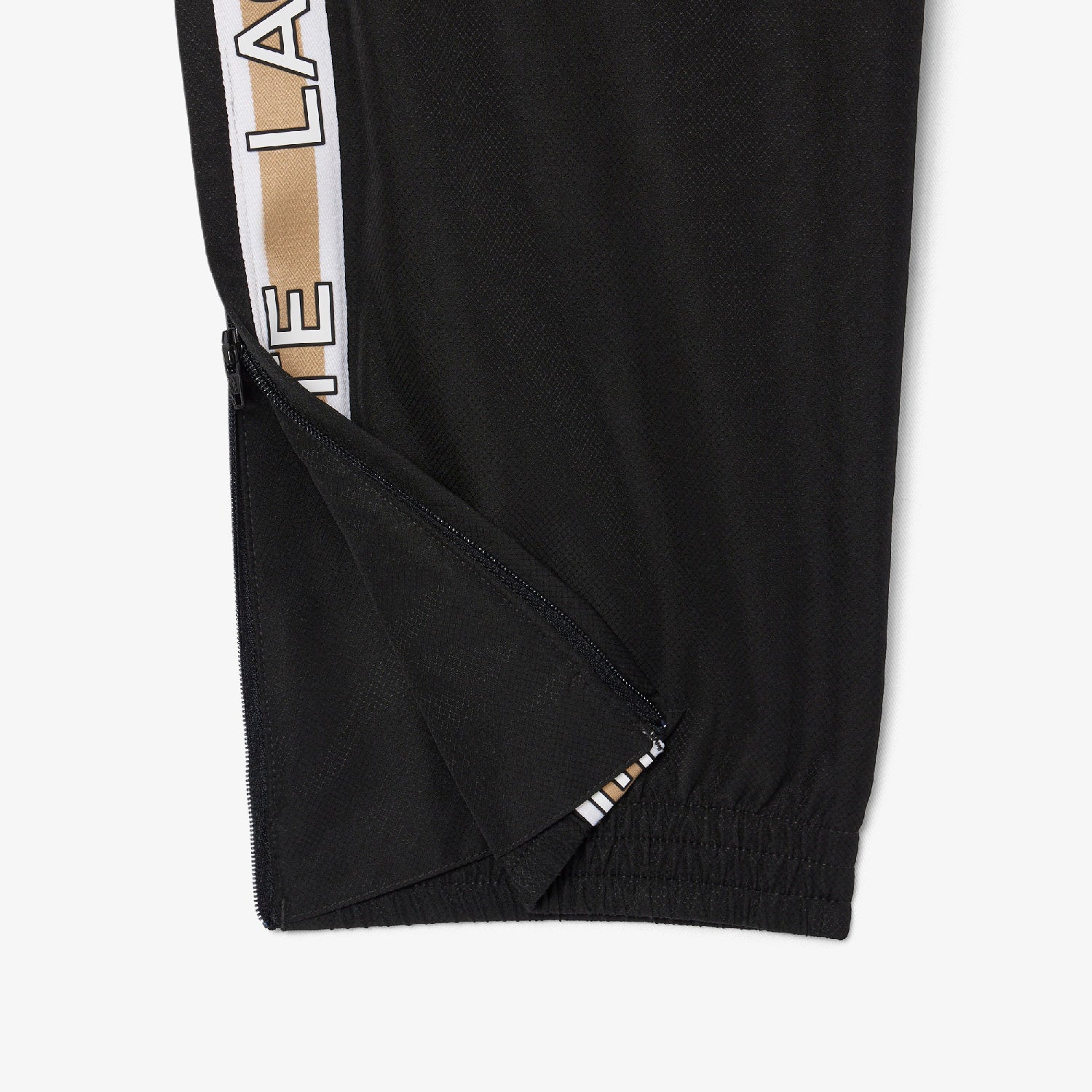 Tennis sweatpants with designer stripes - Black