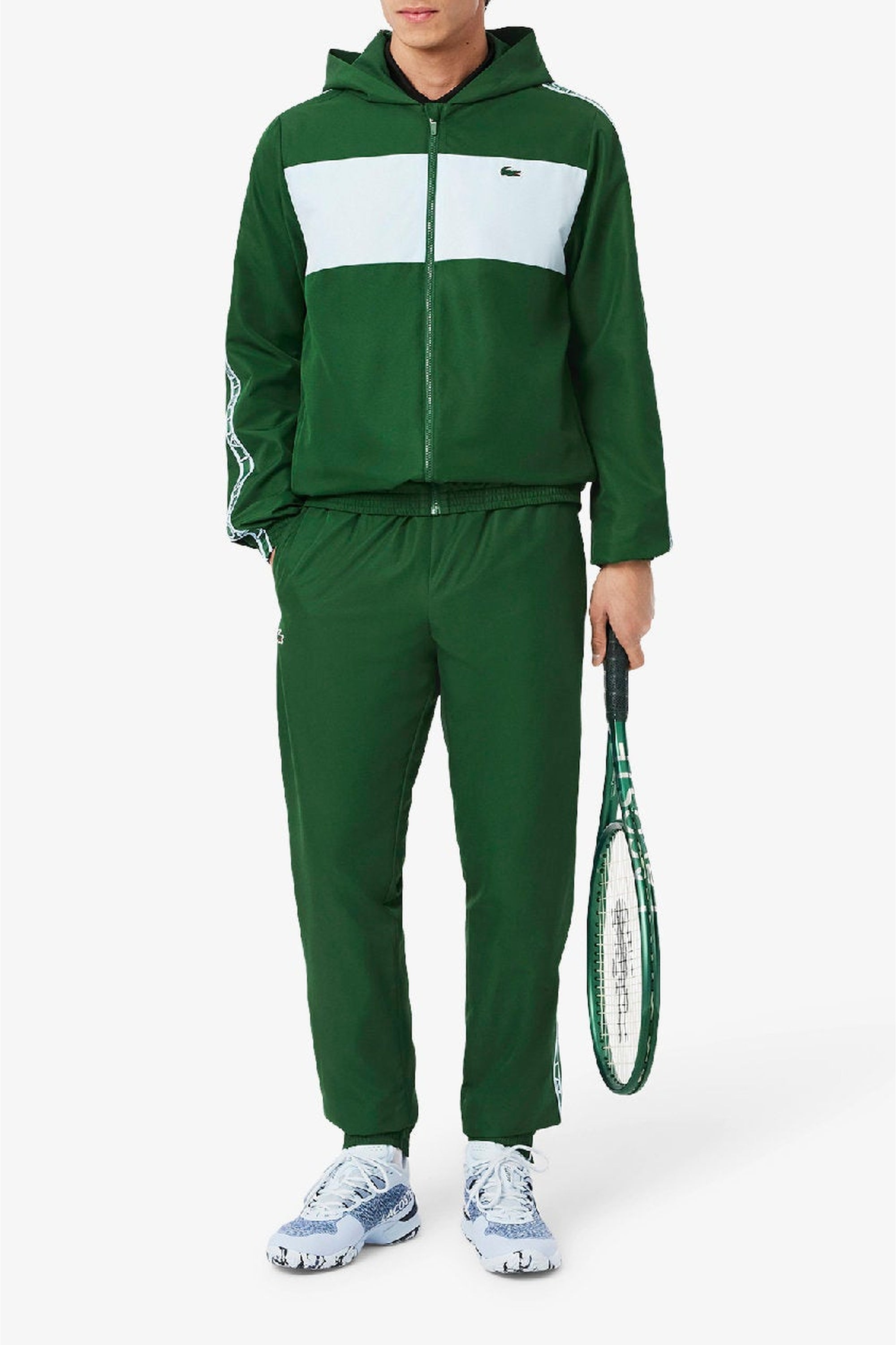 Pantalon de survêtement Tennis à bandes griffées - Vert