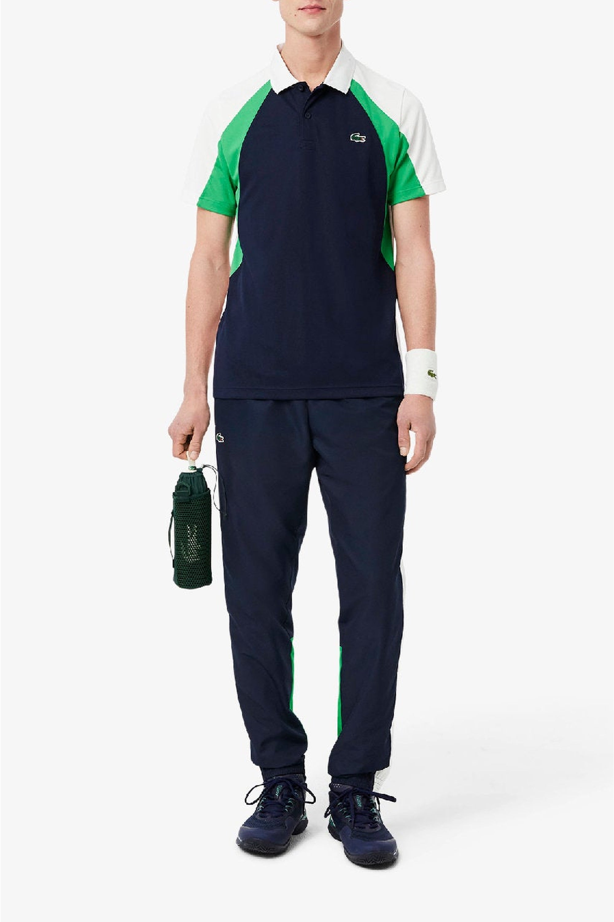 Tracksuit trousers with logo - Navy & White