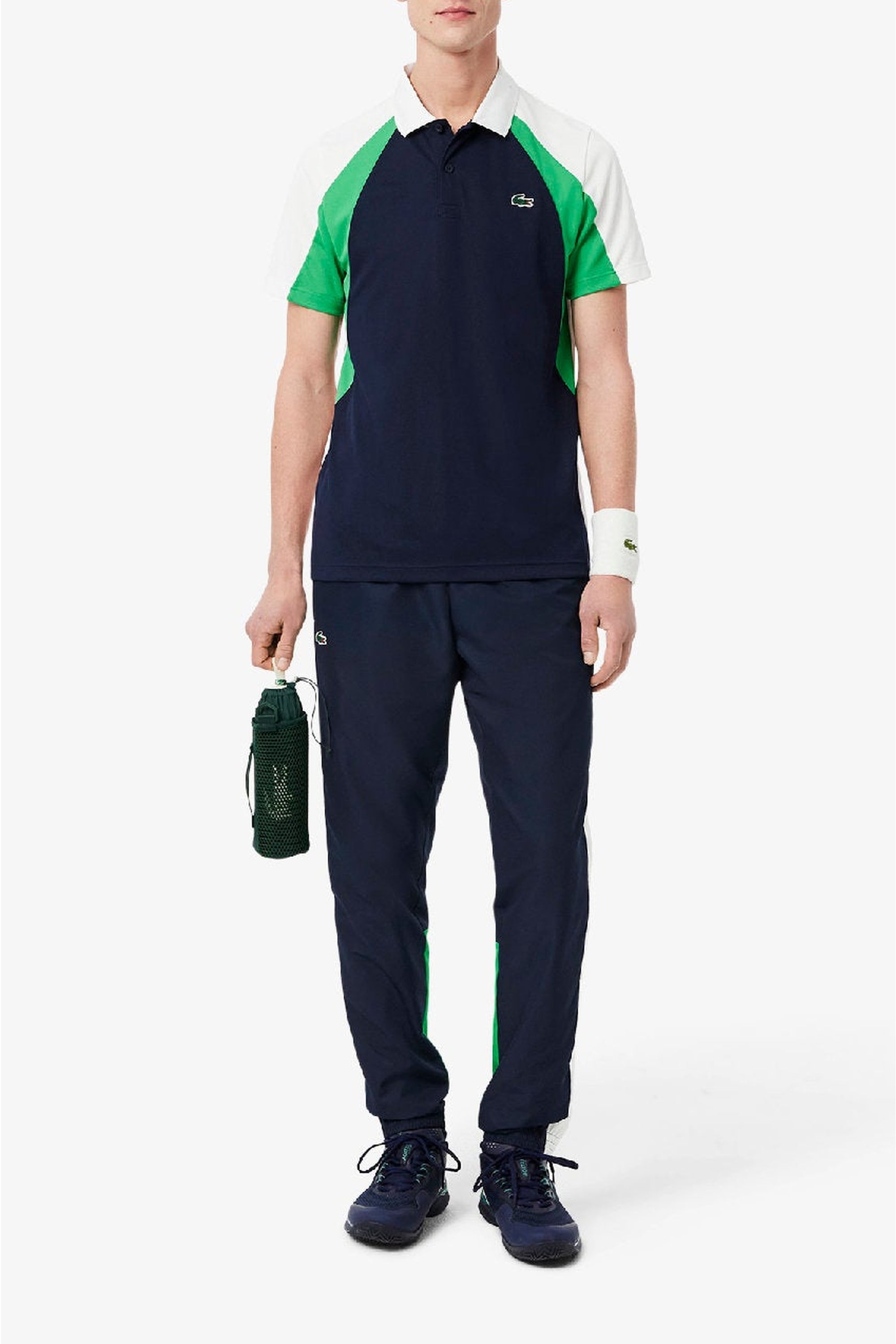 Pantalon de survêtement avec logo - Marine & Blanc
