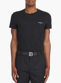 B-Belt belt in smooth leather - Black