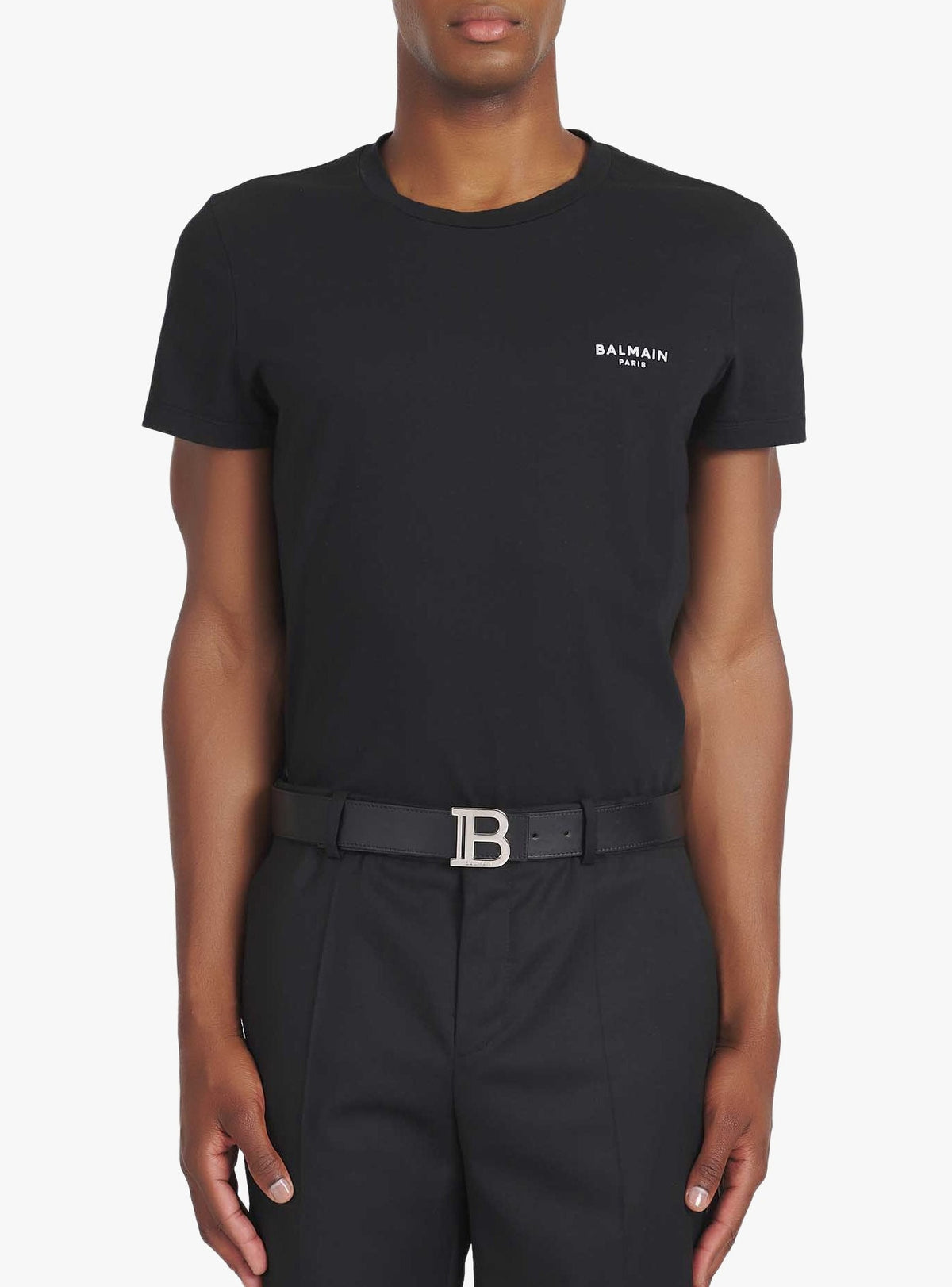 B-Belt belt in smooth leather - Black