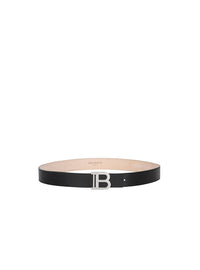 B-Belt belt in smooth leather - Black