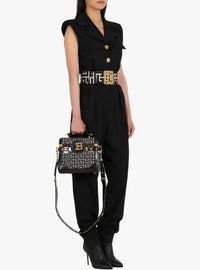 Sac B-Buzz 23 en jacquard - Ivoire & Noir