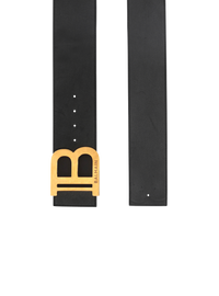 Ceinture b-belt en cuir - Noir