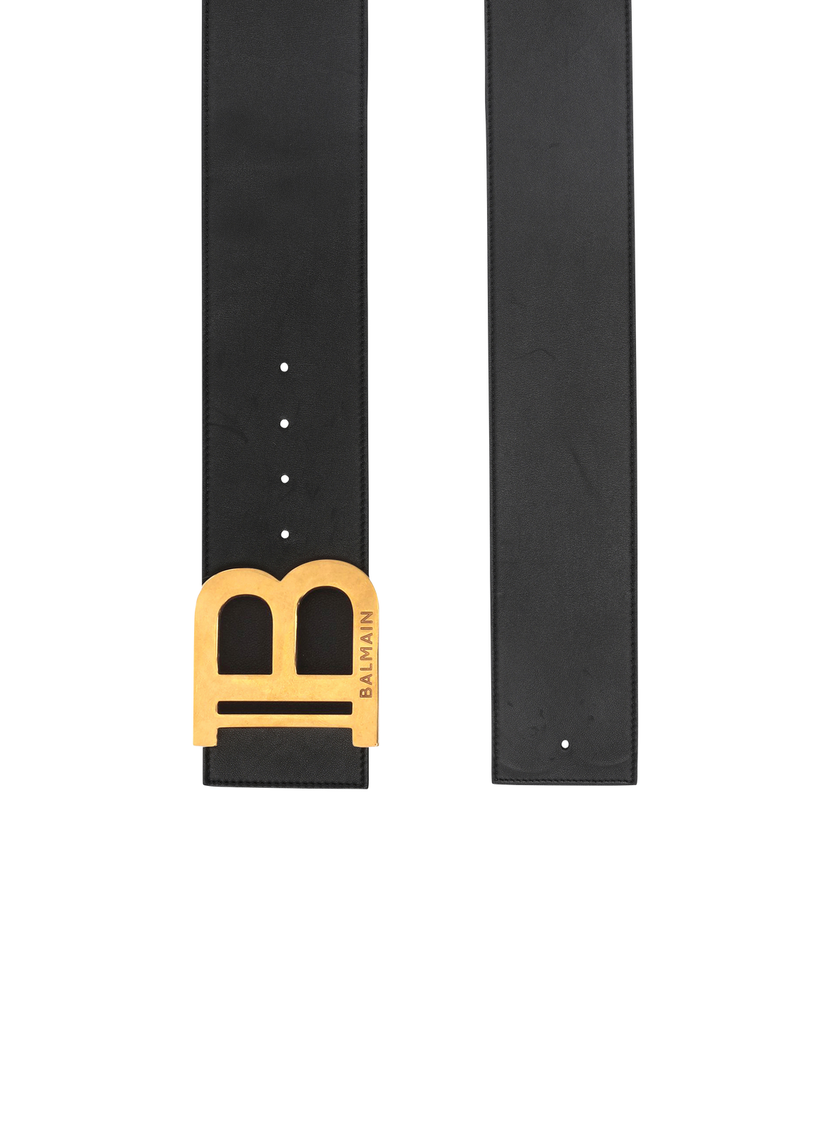 Ceinture b-belt en cuir - Noir