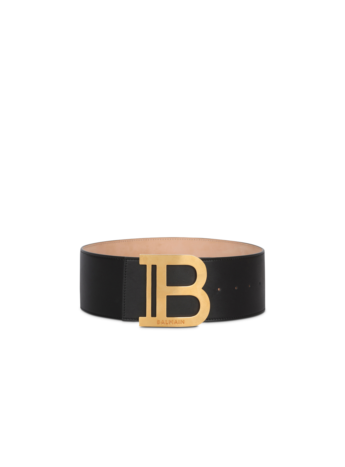 Ceinture b-belt en cuir - Noir