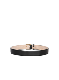 Ceinture pb belt en cuir - Noir