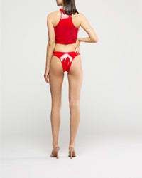 Maillot deux pièces en latex - Chocolate