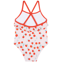 Maillot de bain une pièce à motif agrumes - Rose & Rouge