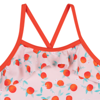 Maillot de bain une pièce à motif agrumes - Rose & Rouge
