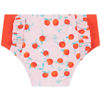 Bas de bikini motif agrumes - Rose & Rouge