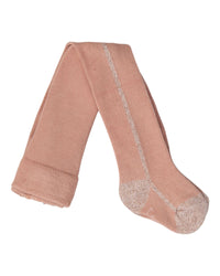 Collants avec logo en coton - Nude