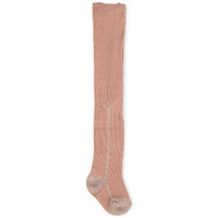 Collants avec logo en coton - Nude
