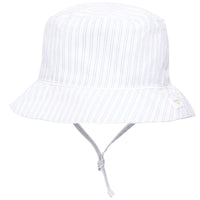 Hat with cotton logo - Sky White