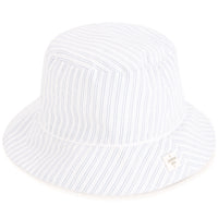 Hat with cotton logo - Sky White