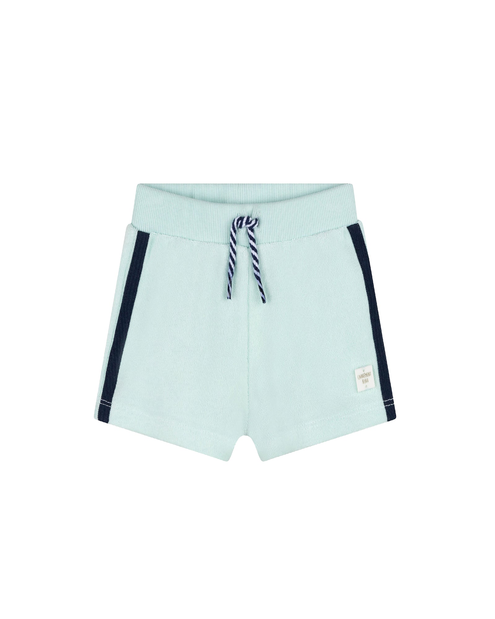 Cotton logo shorts - Powder Green