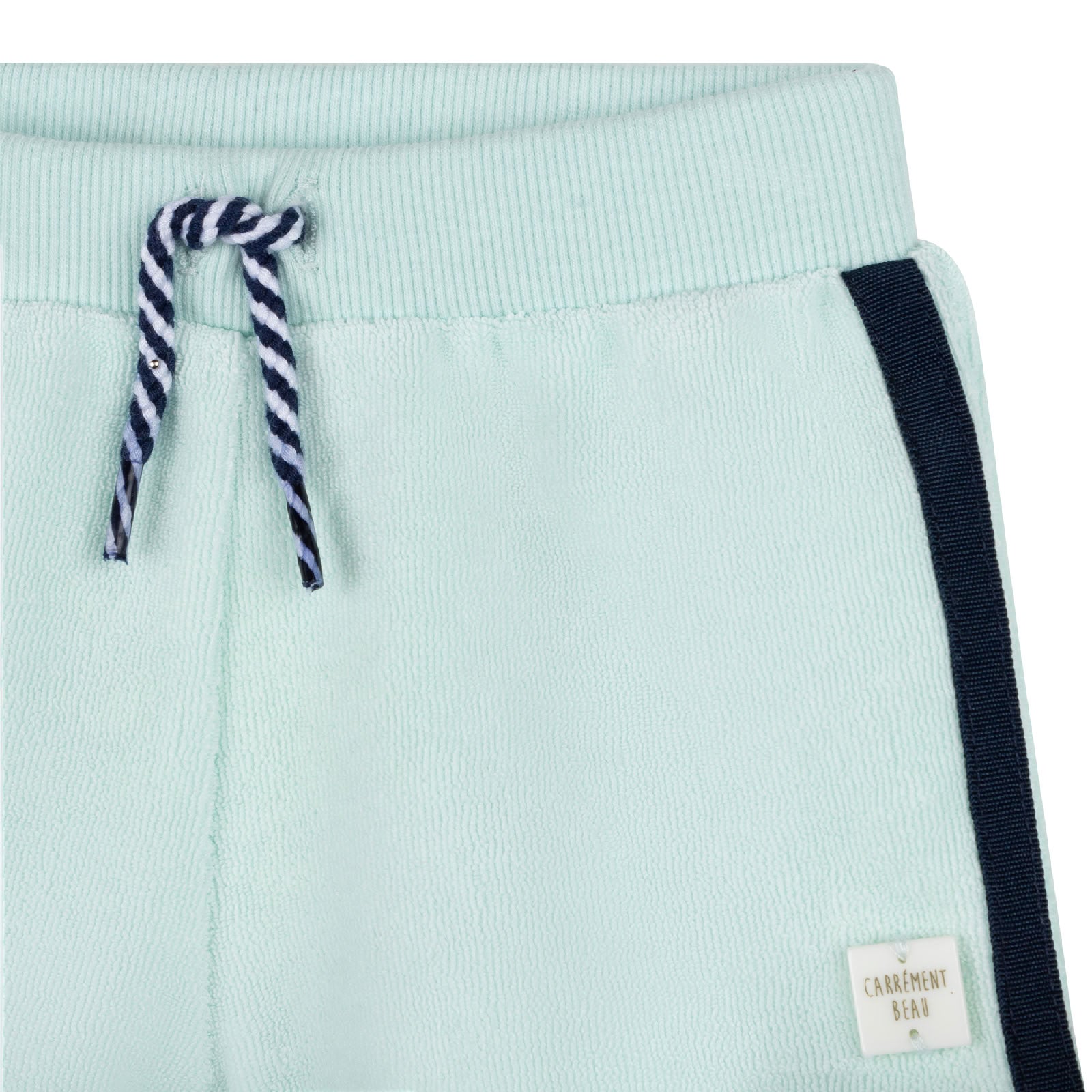 Cotton logo shorts - Powder Green