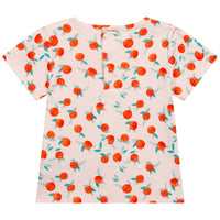 T-shirt manches courtes en coton - Litchi