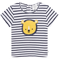 Pyjama 2 pieces en coton - Blanc Bleu