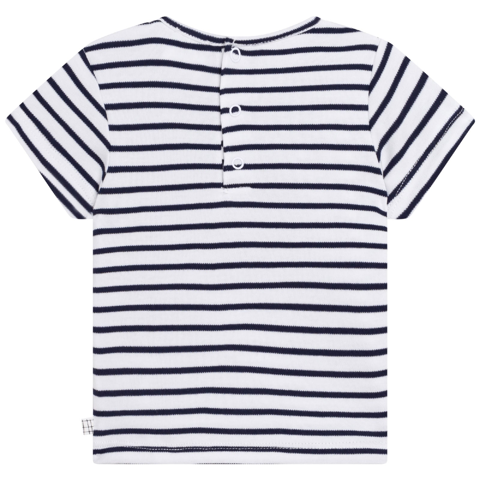 Pyjama 2 pieces en coton - Blanc Bleu