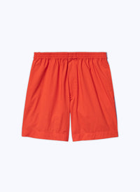 Cotton poplin pyjamas - Coral
