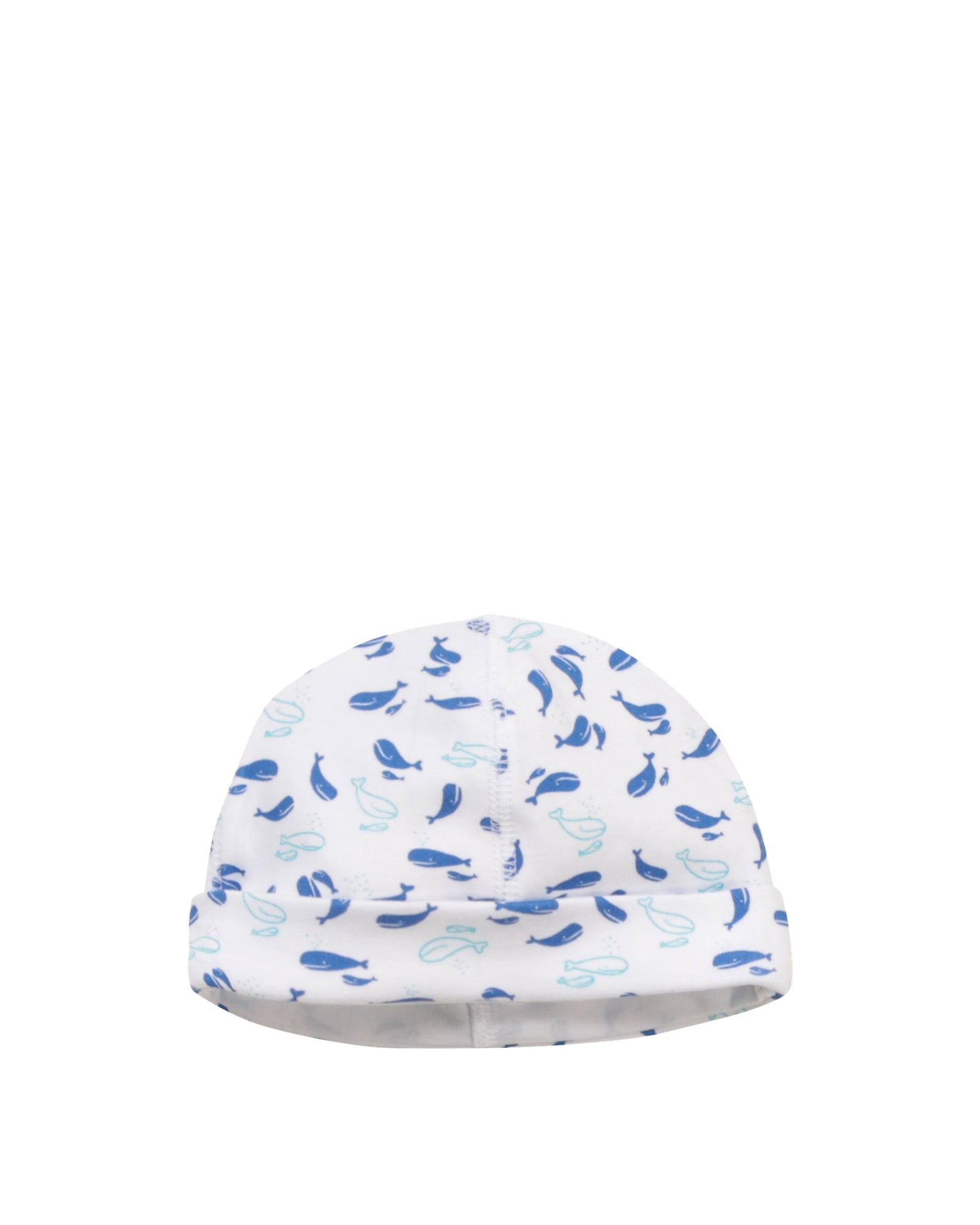 Cotton whale hat - White