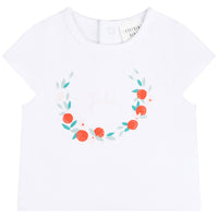 Ensemble t-shirt pantalon en coton - Rose Blanc