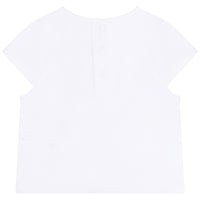 Ensemble t-shirt pantalon en coton - Rose Blanc