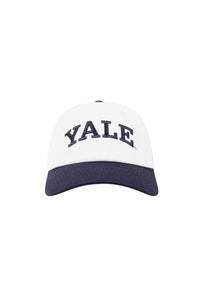 Yale Classic Cap - White & Navy Blue