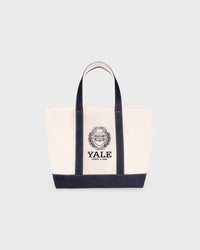 Sac fourre-tout Yale Crest - Naturel/Bleu marine
