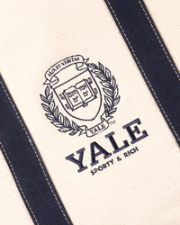 Sac fourre-tout Yale Crest - Naturel/Bleu marine