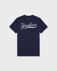 T-shirt Yankees Curve - Bleu marine/Blanc