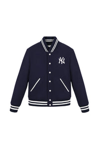 Veste bomber Varsity en laine - Navy