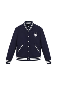 Veste bomber Varsity en laine - Navy